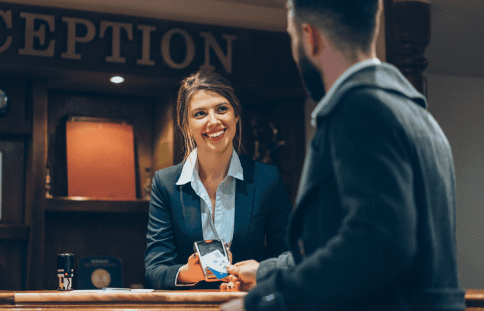 Hotel receptionist